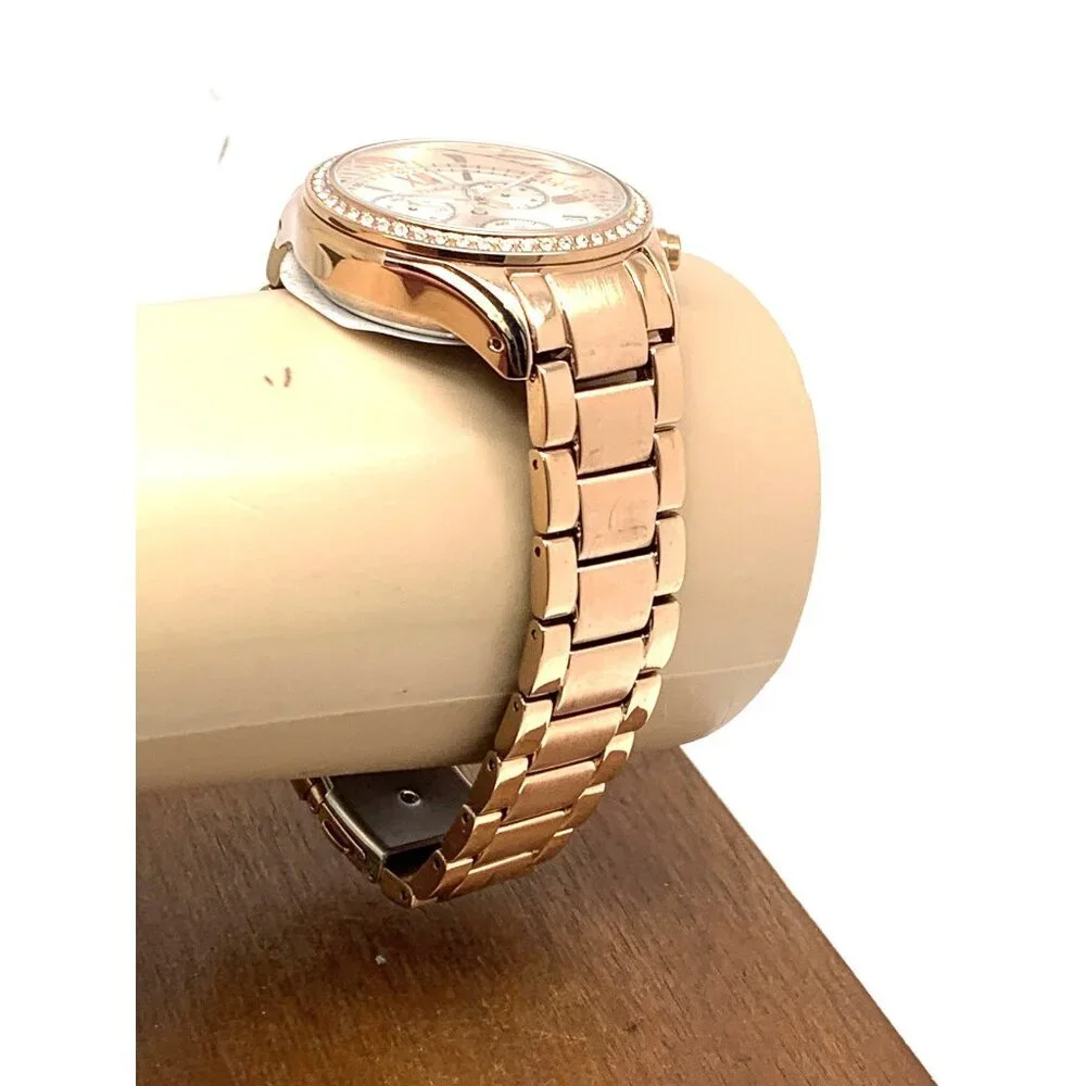 Timex Women's Watch TW2V57900 Quartz Chronograph Silver Dial Rose Gold 38mm